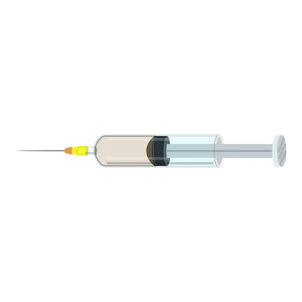 医用注射器图标，卡通风格 — 图库矢量图片