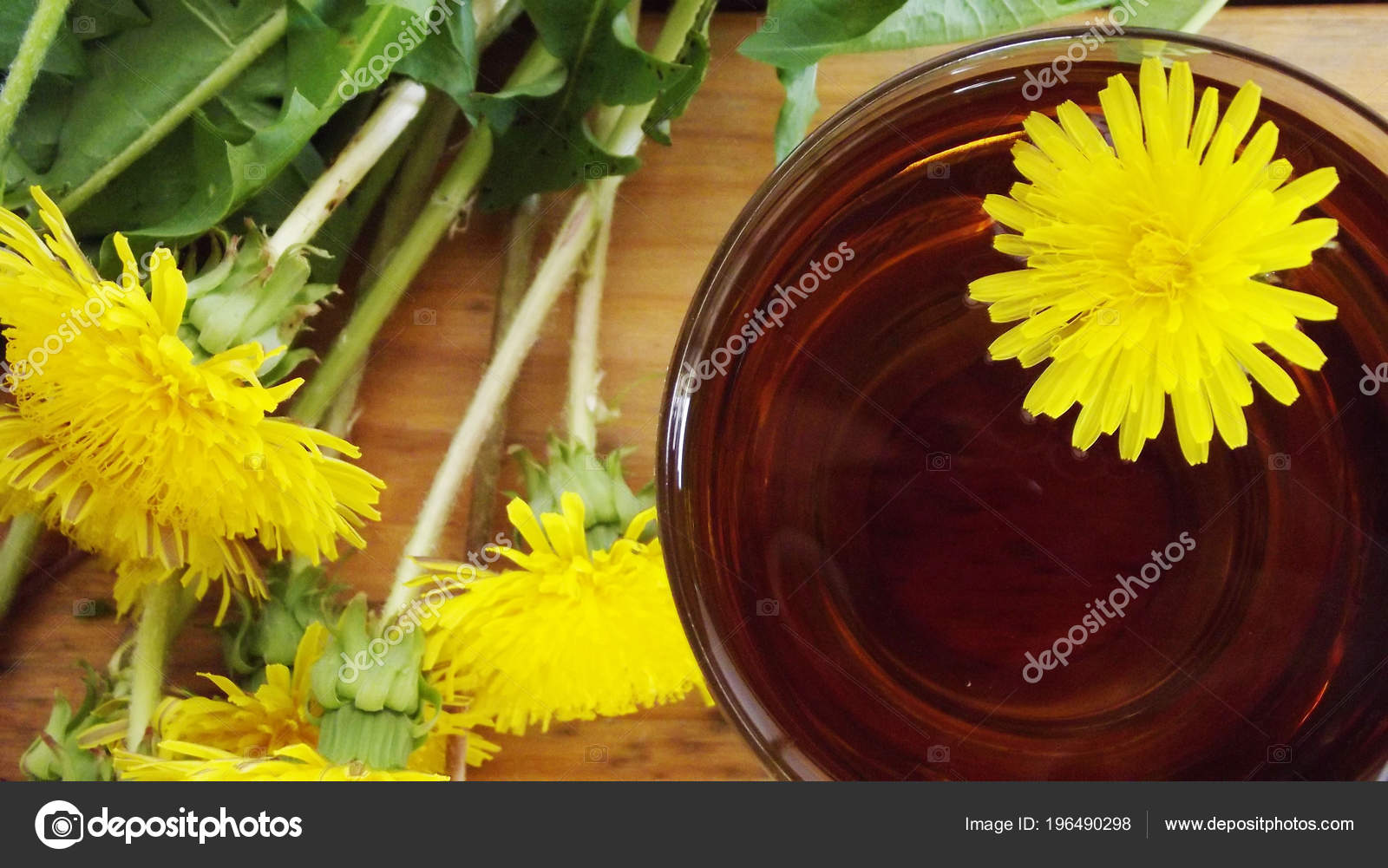 Useful dandelion flower.Making tea. 9