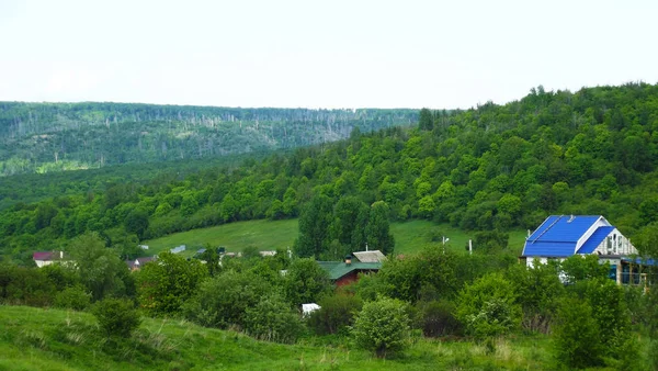 Деревня Горах Живописный Пейзаж — стоковое фото