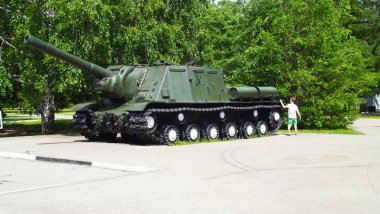 Savaş sırasında Sovyet askeri teçhizatı.