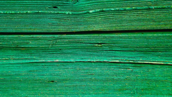 Oude Houten Muur Groene Abstracte Achtergrond — Stockfoto