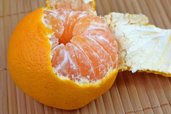 Fruta Saludable Deliciosa Jugosa Mandarina — Foto de Stock