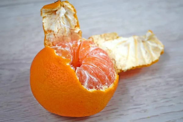 Fruta Saludable Deliciosa Jugosa Mandarina — Foto de Stock