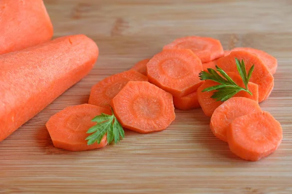 Здоровые Овощи Морковь Деревянном Фоне — стоковое фото