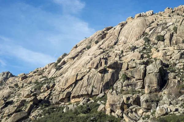 Granit Kaya Oluşumları Pedriza Guadarrama Dağları Milli Parkı Ili Madrid — Stok fotoğraf