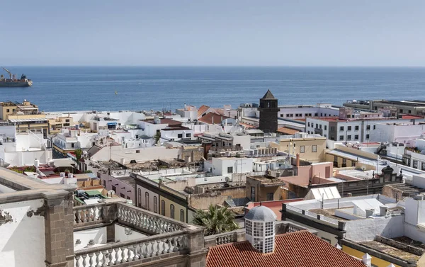 Výhled Město Las Palmas Gran Canaria Kanárské Ostrovy Španělsko Zvonice — Stock fotografie