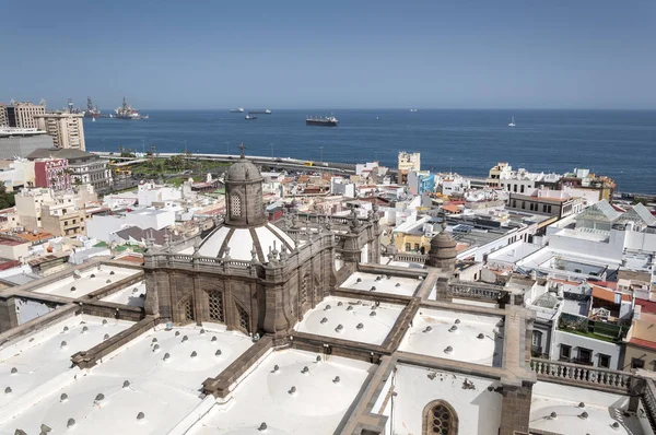 Uitzicht Stad Van Las Palmas Gran Canaria Canarische Eilanden Spanje — Stockfoto