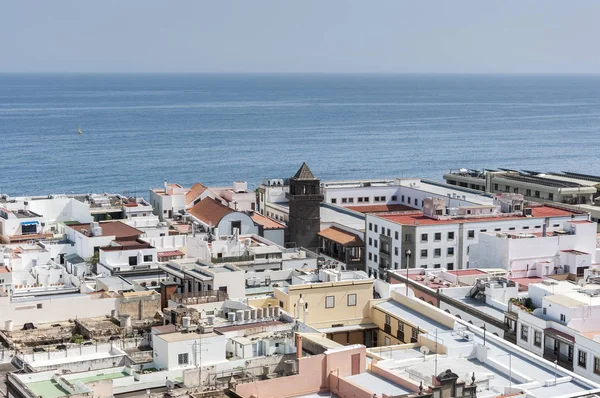 View City Las Palmas Gran Canaria Canary Islands Spain Belltower — стоковое фото
