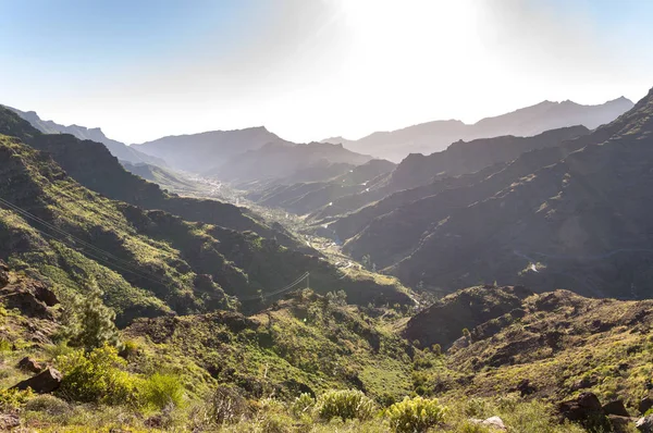 Mountainous Landscape Interior Gran Canaria Island Canary Islands Spain Photo — Stock Photo, Image