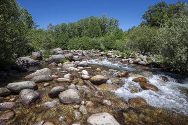 Minchones Stream La Vera, Caceres,: Extremadura, Spain bölge sayısı