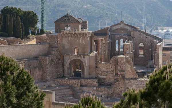 Views Roman Theatre Cartagena Spain Built Year — Stock Photo, Image