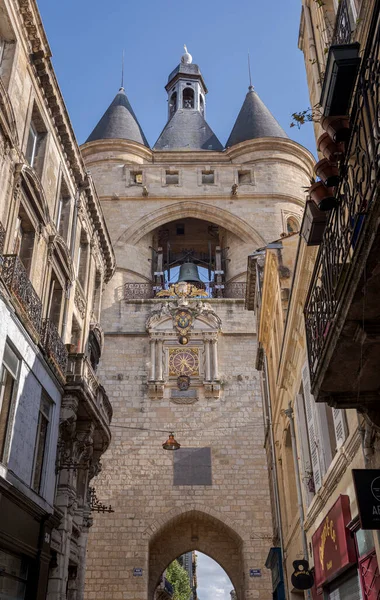 Bordeaux Franke August 2017 Uitzicht Grote Klok Van Bordeaux Frankrijk — Stockfoto