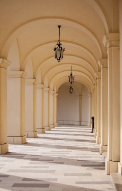 Viyana, Avusturya-Eylül 8, 2013: Schonbrunn Tiyatrosu görünümü.