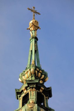 Kulenin tepesindeki Stiftskirsche manzarası