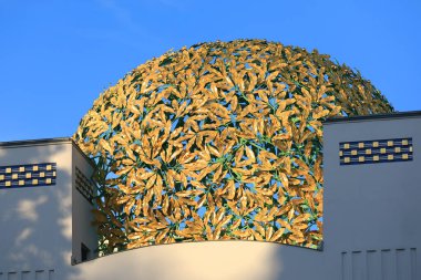 Mavi gökyüzünün önündeki Viyana Bölgesi Kubbesi