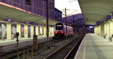 Trenin şehir tren istasyonundan kalkışı. 