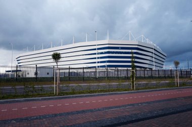 Kaliningrad için 2018 futbol Dünya Kupası stadyum. Kaliningrad üzerinde 12 Haziran 2018, Rusya içinde fotoğraflandı.