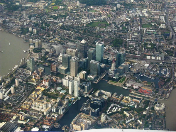 鳥瞰図からロンドン タワーハムレッツ ロンドン 2012 — ストック写真