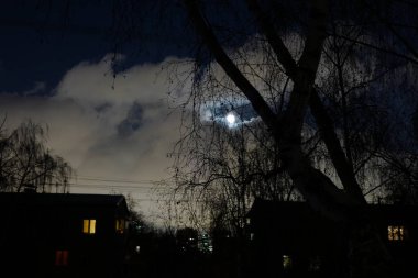 Kış. Dolunay. Moskova.