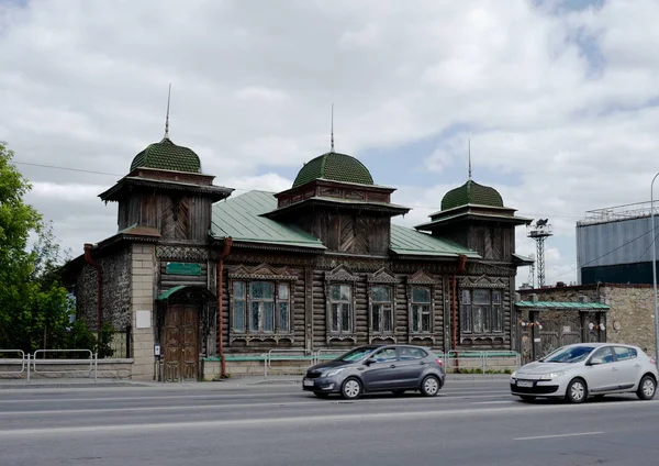 House Mansion Ryabinina Ligger Kaslinskaya Street Chelyabinsk Det Ett Monument — Stockfoto