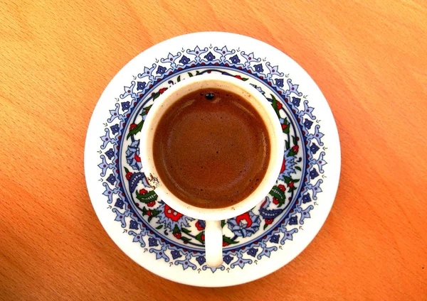 Traditional Turkish Coffee Traditional Turkish Coffee Pair — Stock Photo, Image