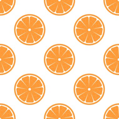 Turuncu meyve arka plan sorunsuz vektör desen. Doku duvar kağıtları, desen dolgularını, web sayfası arka planlar için