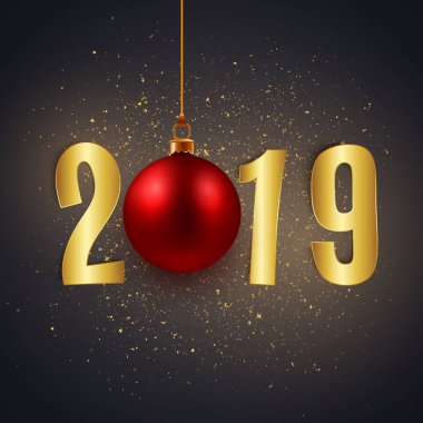 2019 yılbaşı tebrik Kartpostalı 