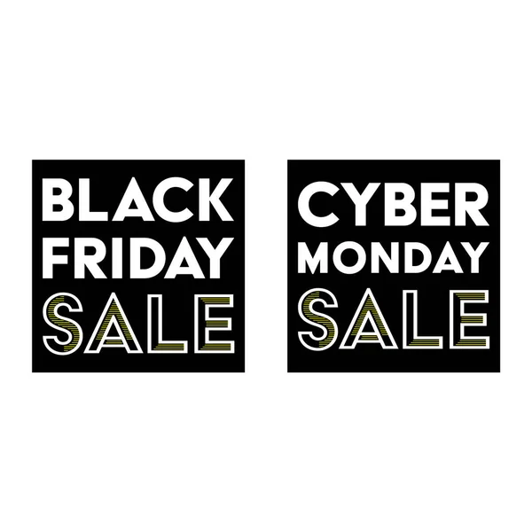 Black Friday Cyber Monday Sale Banner Instagram Post Stock Illustration