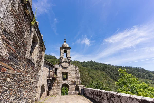 Caaveiro Monastery Ruins Fragas Eume Galicia Spain — Stock Photo, Image