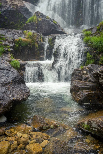 Cascata Belelle Neda Galizia Spagna — Foto Stock