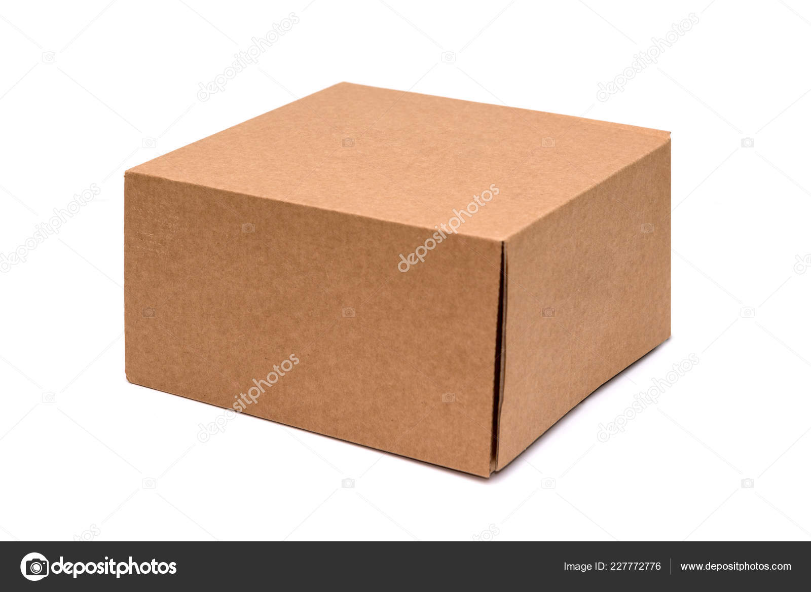 Download Kraft Cardboard Box Isolated White Background Box Mockup Design Stock Photo Image By C Resulmuslu 227772776