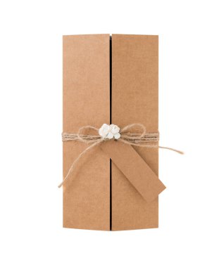 Kraft kağıt düğün davetiyesi