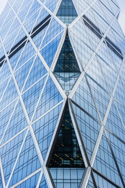 Skyscrapers Finance District Manhattan New York Usa Perspective View Modern — Stock Photo, Image