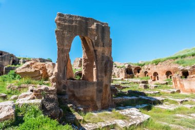 Dara Antik Kenti. Mezopotamya. Mardin, Türkiye. Dera Antik Kenti, Mezopotamya'nın en önemli yerleşim yerlerinden biri.