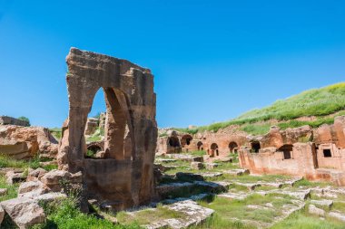 Dara Antik Kenti. Mezopotamya. Mardin, Türkiye. Dera Antik Kenti, Mezopotamya'nın en önemli yerleşim yerlerinden biri.