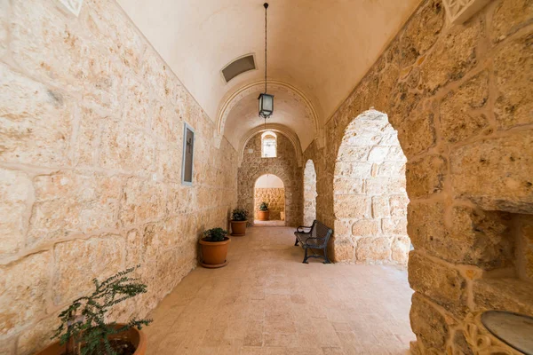 Mor Gabriel Monastery Vista Interior Midyat Mardin Turquia Mosteiro Mor — Fotografia de Stock