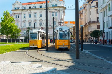 BUDAPEST, HUNGARY - 18 Temmuz 2017: Budapeşte, Macaristan 'daki Aziz Stephen Bazilikası.
