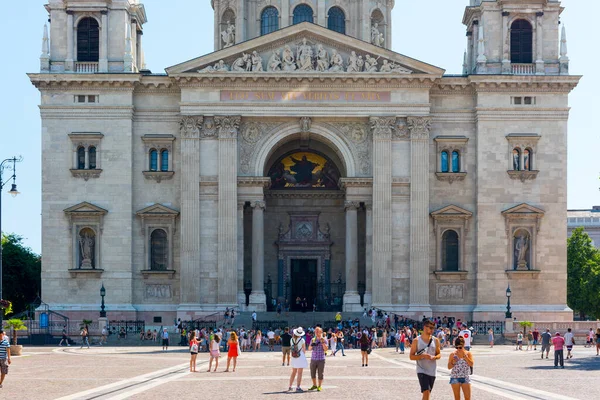 Budapest Hungary Temmuz 2017 Budapeşte Macaristan Daki Aziz Stephen Bazilikası — Stok fotoğraf