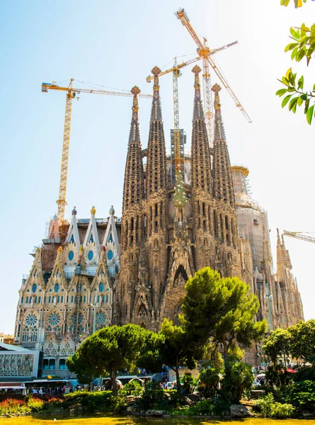 2016 Barcelona Spain May 2016 Sagrada Familia 1882 가우디가 인상적 — 스톡 사진