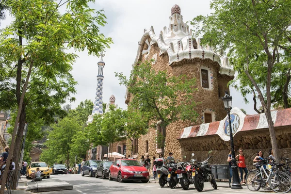 Barcelona Spanya Mayıs 2016 Park Guell Mimar Gaudi Barcelonu Spanya — Stok fotoğraf