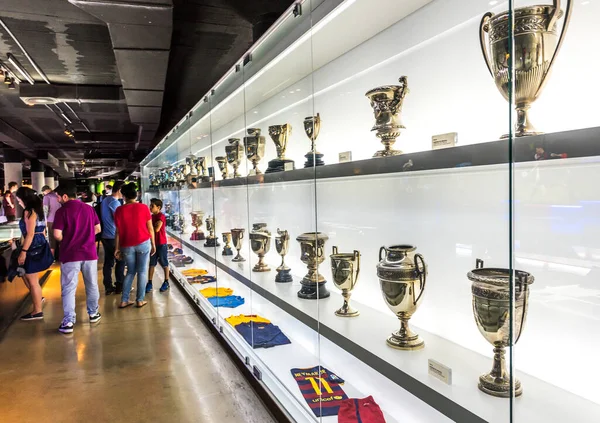 Barcelona Spanien Mai 2016 Museum Des Barcelona Camp Nou Das — Stockfoto