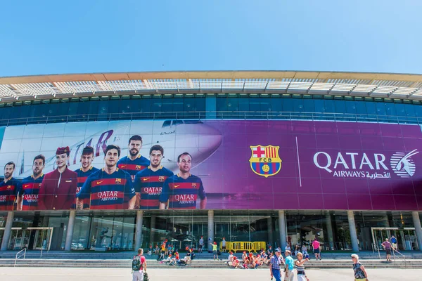 Barcelona Spanien Mai 2016 Camp Nou Blick Auf Das Camp — Stockfoto