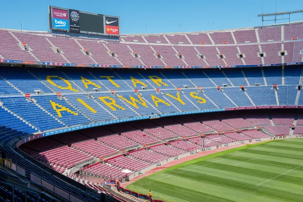 Barcelona Spanien Mai 2016 Camp Nou Blick Auf Das Camp — Stockfoto