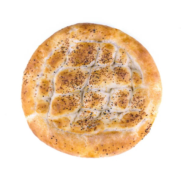 Ramadan Pita Ramazan Pidesi Traditionelles Türkisches Brot Für Den Heiligen — Stockfoto
