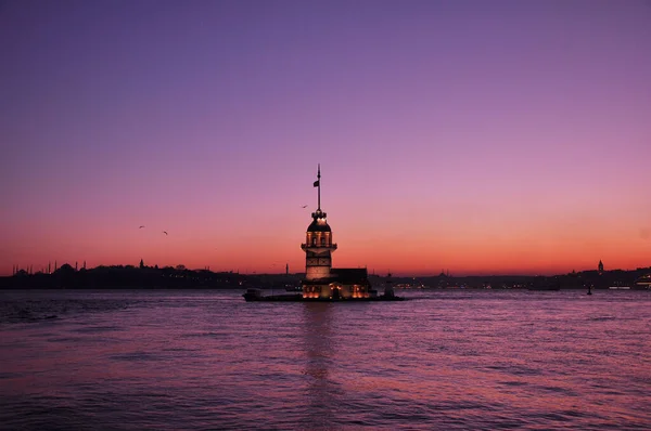 Maiden Tower Istanbul Turkey Kiz Kulesi Uskudar — Stock Photo, Image