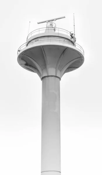 マリンレーダータワー 海レーダー — ストック写真