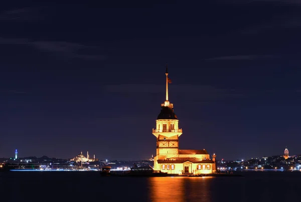 Mädchenturm Istanbul Türkei Kiz Kulesi Uskudar — Stockfoto