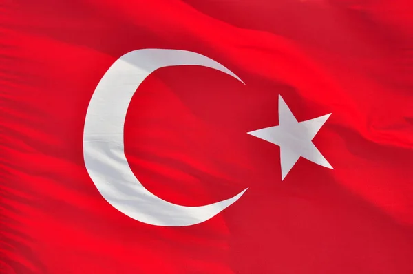 Флаг Турции Турецкий Национальный Флаг — стоковое фото