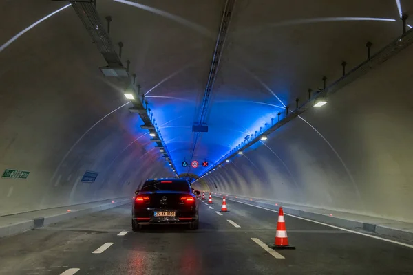 Istanbul Dezembro 2016 Túnel Eurásia Avrasya Tuneli Projeto Transição Tubo — Fotografia de Stock