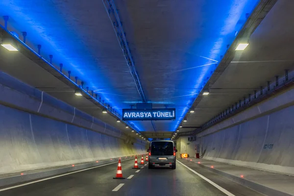 Istanbul Dezember 2016 Eurasientunnel Avrasya Tuneli Oder Istanbul Bosporus Highway — Stockfoto